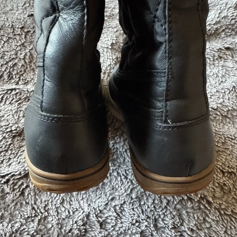 COACH Samara Black Quilted Cold Weather Boots